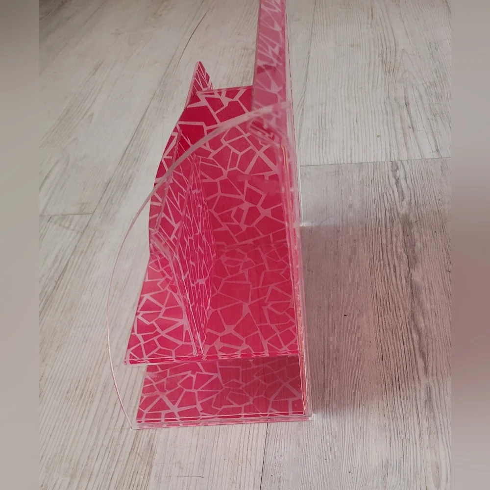 Hot Pink Geometric Multipurpose Home Organizer
